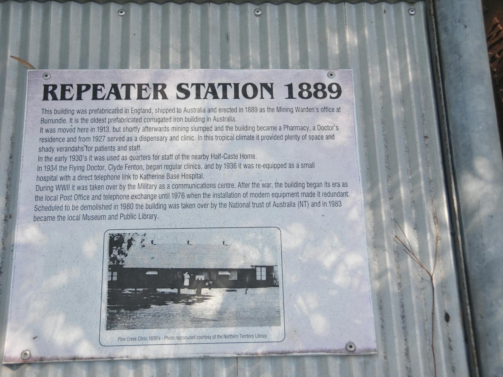 Pine Creek Post Office and Repeater Station