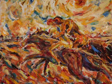 Artwork is part of the Gil Jamieson collection, held on perminant loan from Jamieson family Artwork is part of the Gil Jamieson collection, held on perminant loan from Jamieson family
