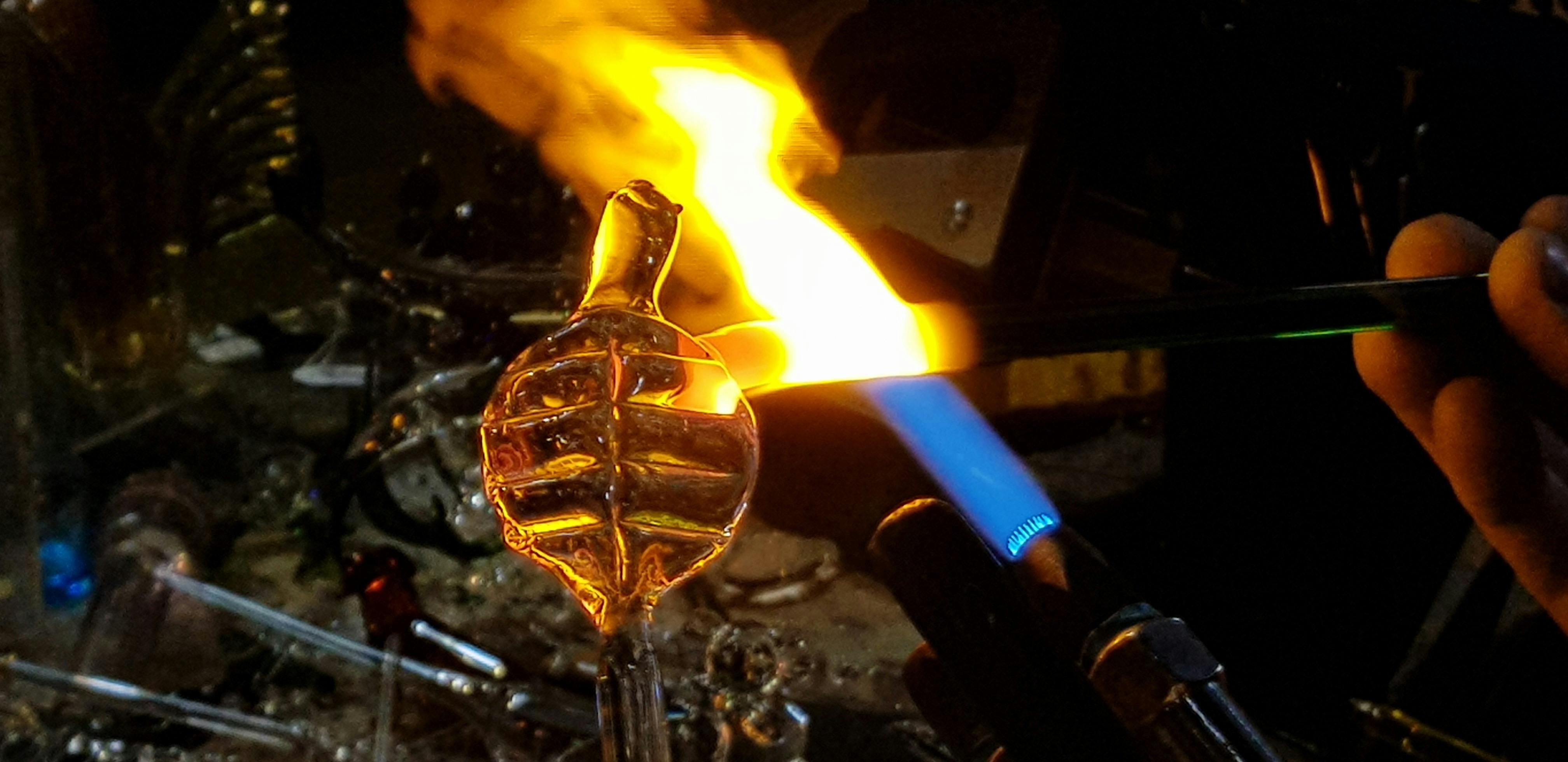 A Turtle being created as the audience watches on