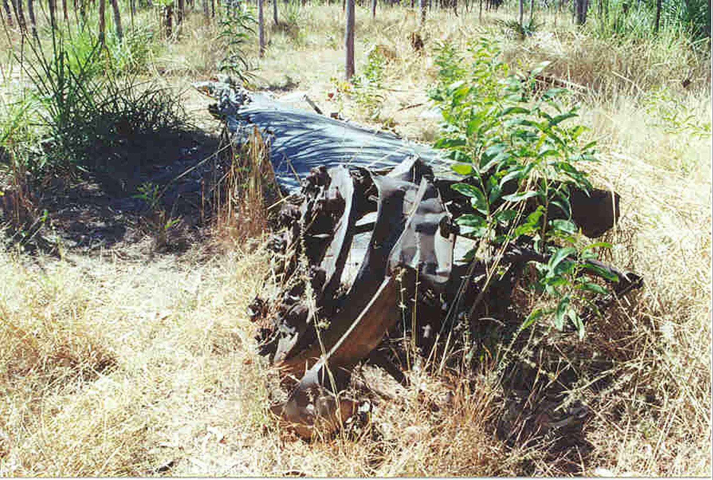 Wreck of B24J Liberator Bomber Milady