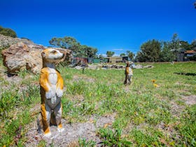 Ceremic Meercats Tiny Train Park