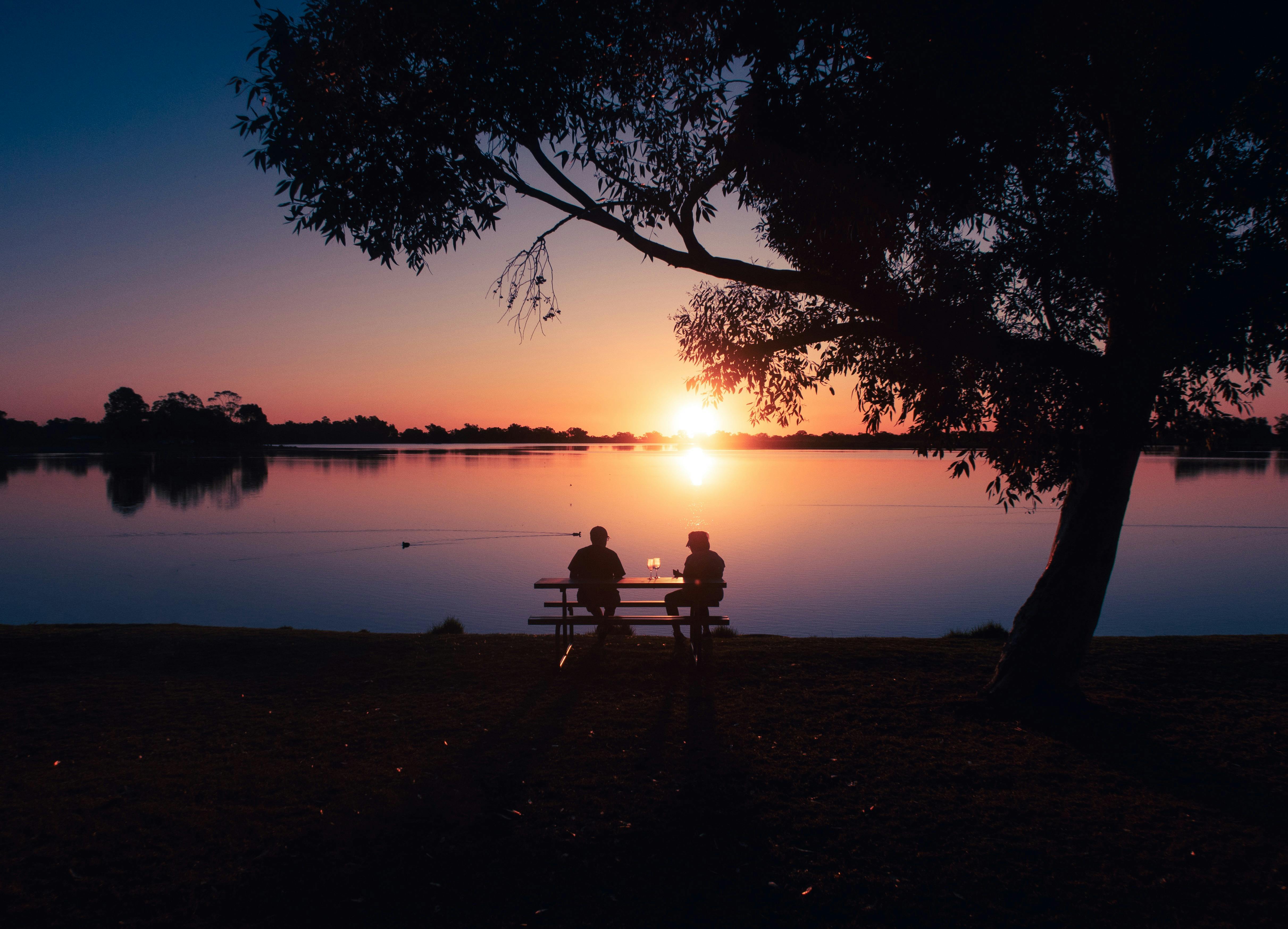 Sunset at Gum Bend Lake