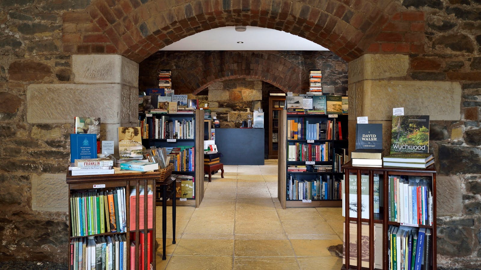 The entrance of The Book Cellar