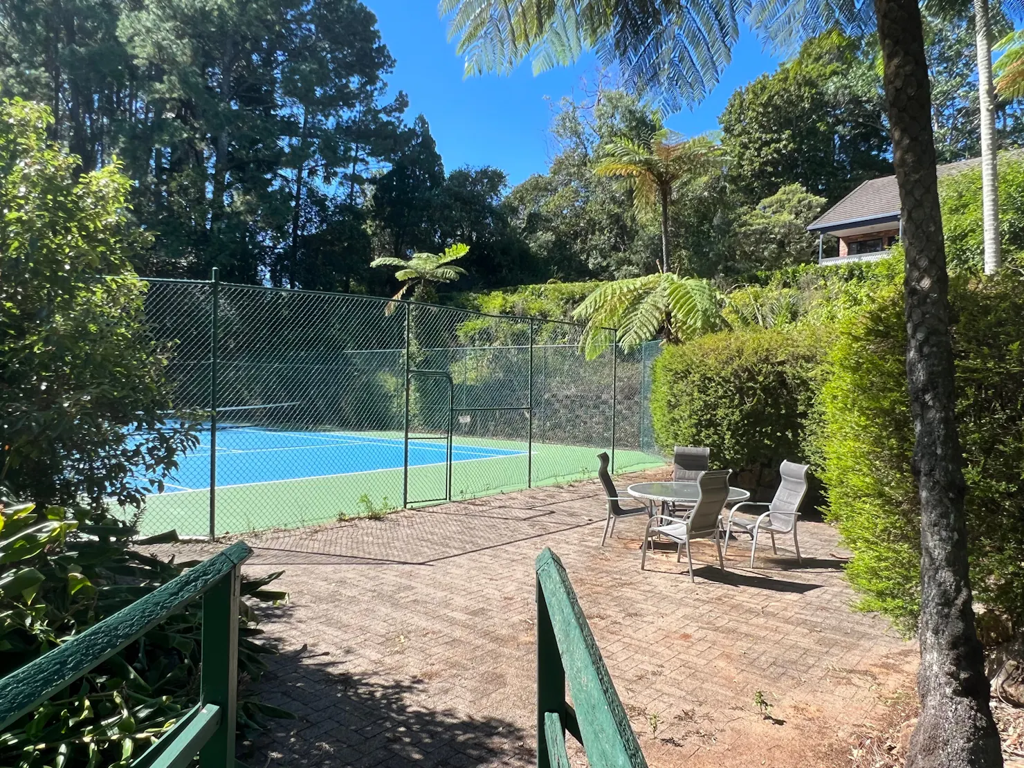 Rackets and balls are provided for use of the tennis court - daylight hours only.