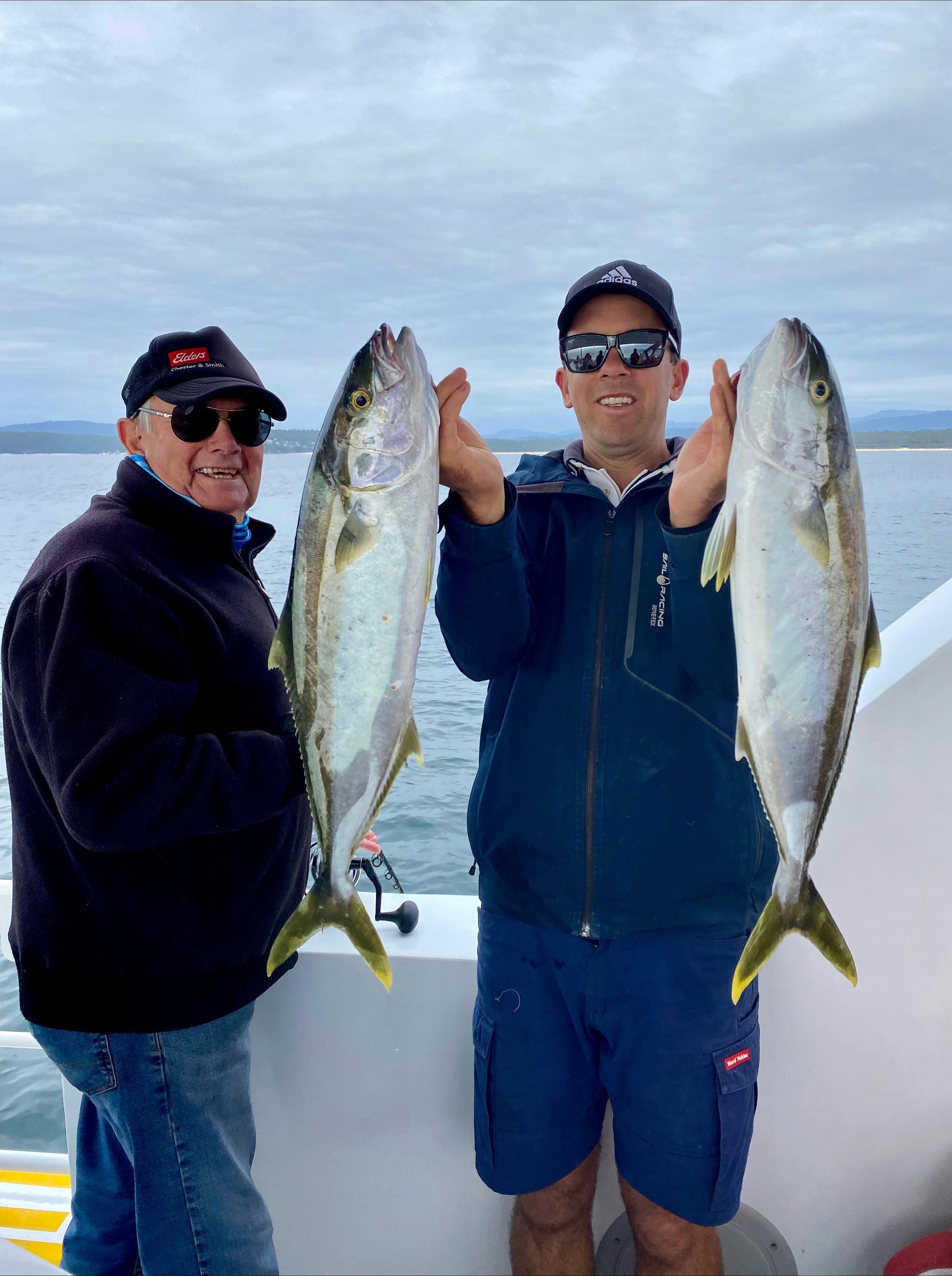 Merimbula Fishing Charters, Kingfish Merimbula, Sensational Fishing Charters