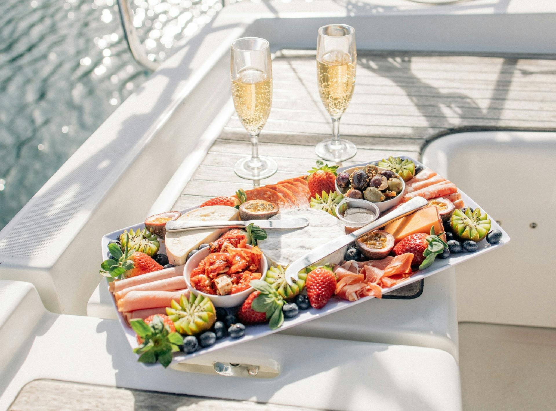 Platter of food