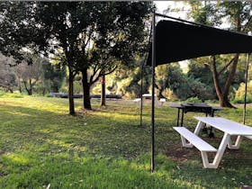 Camping area picnic table Lismore Lucky Country Leisure Parks