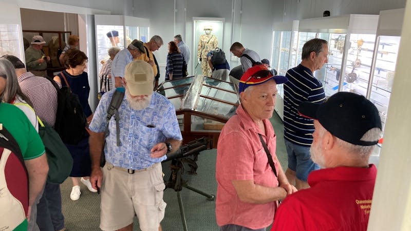 Visitors at the Museum