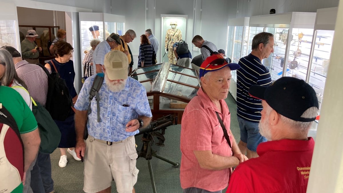 Visitors at the Museum