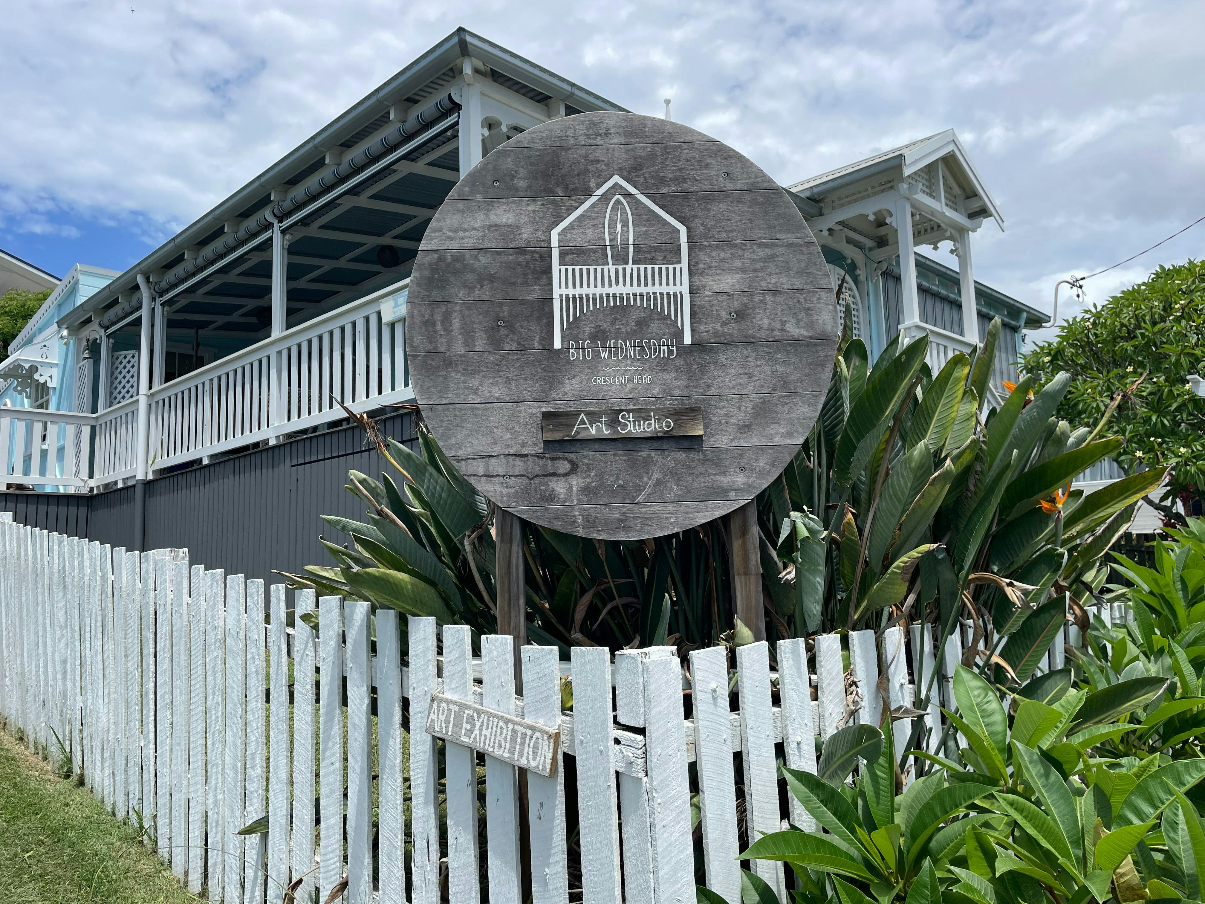 Big Wednesday Art Studio Crescent Head Macleay Valley Coast NSW