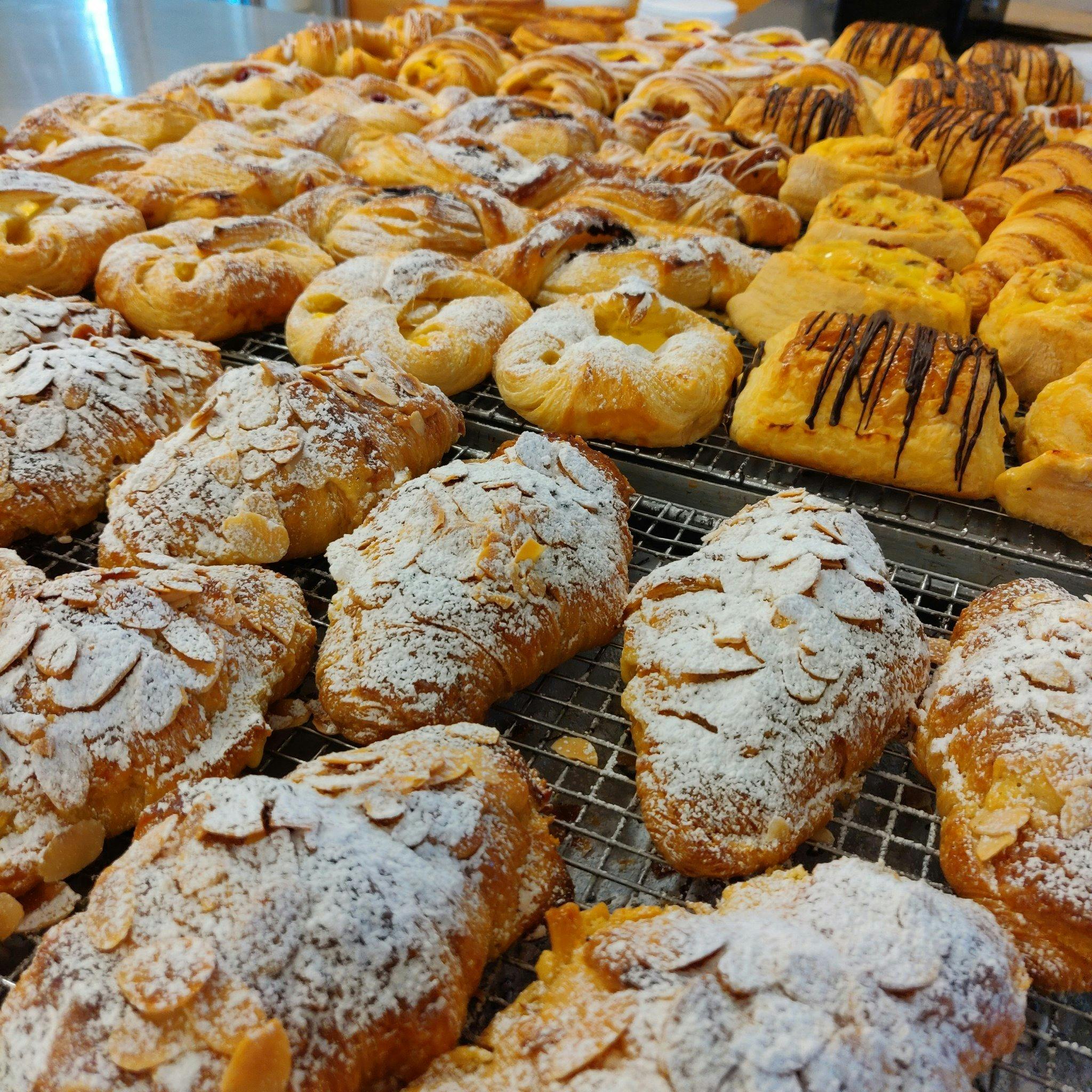 Croissants and pastry