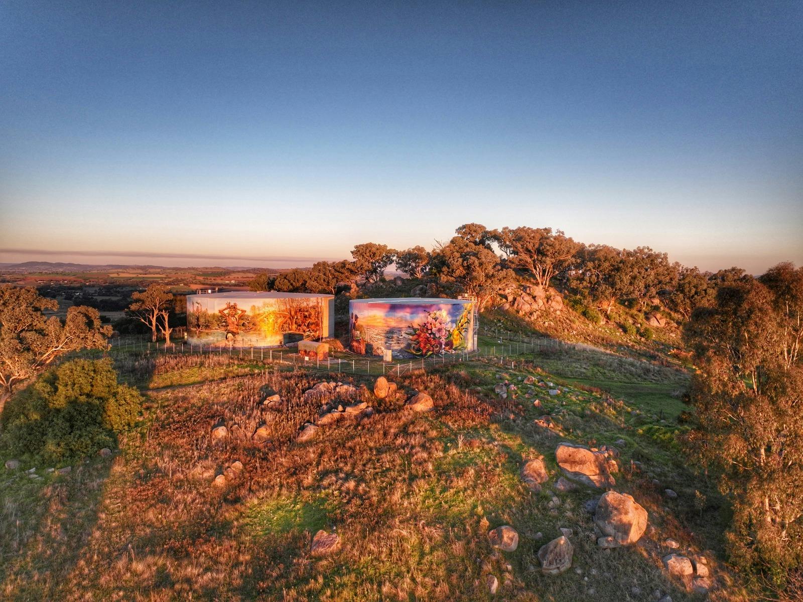 COWRA POW WATER TANK MURALS