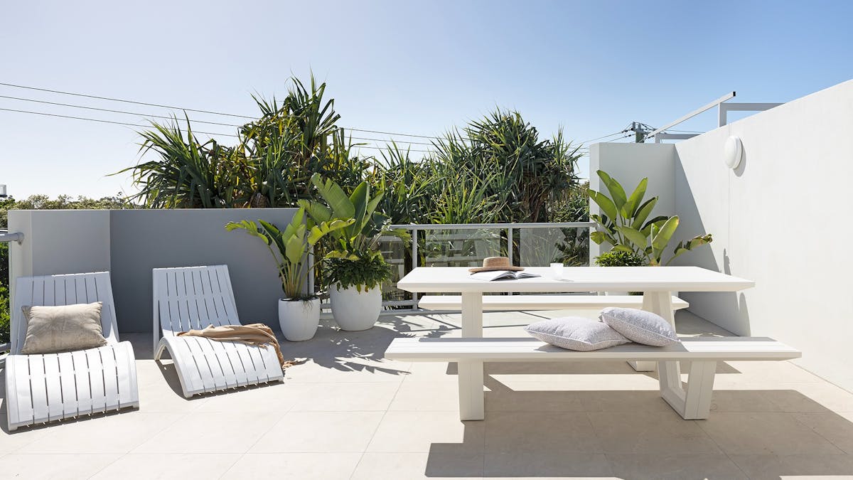Private roof top terrace