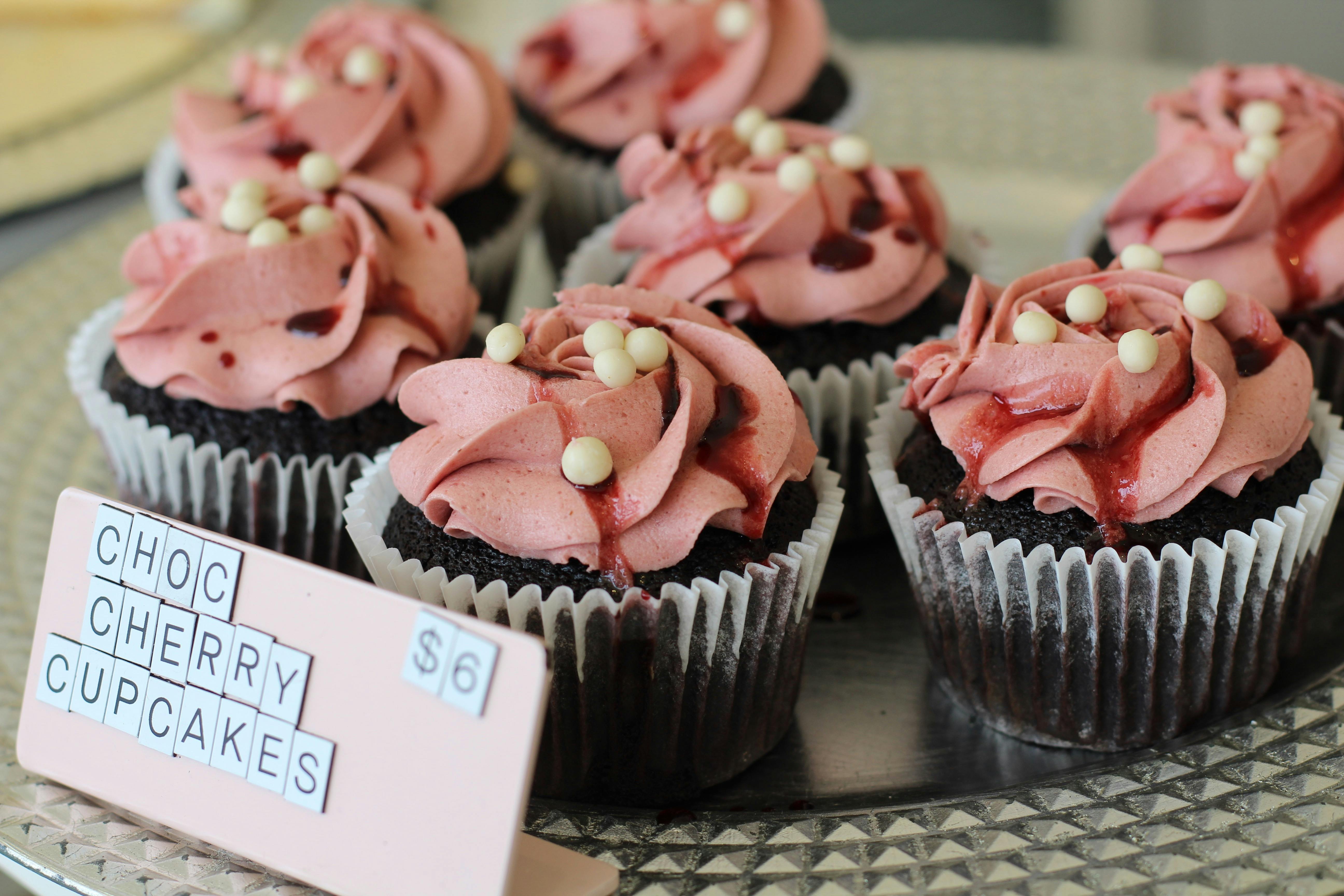 Choc Cherry Cupcakes