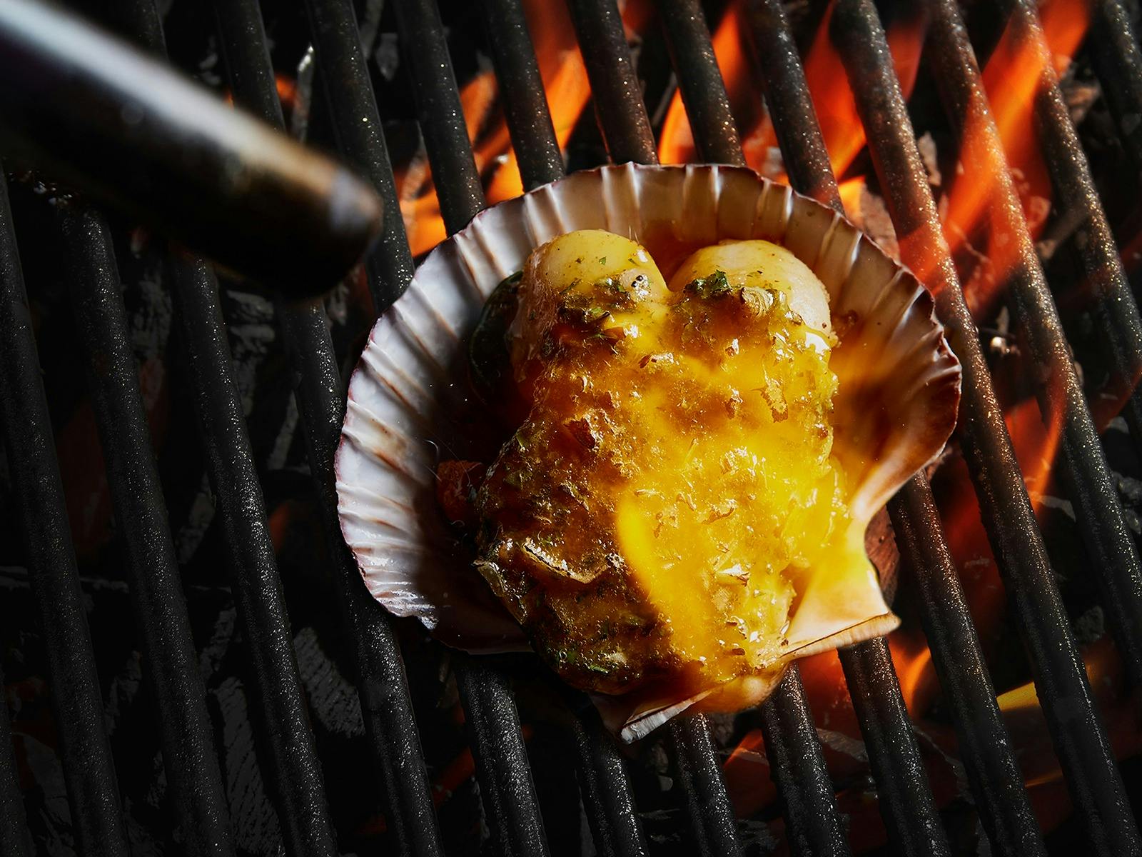 The ember menu: grilled seafood on the dock image