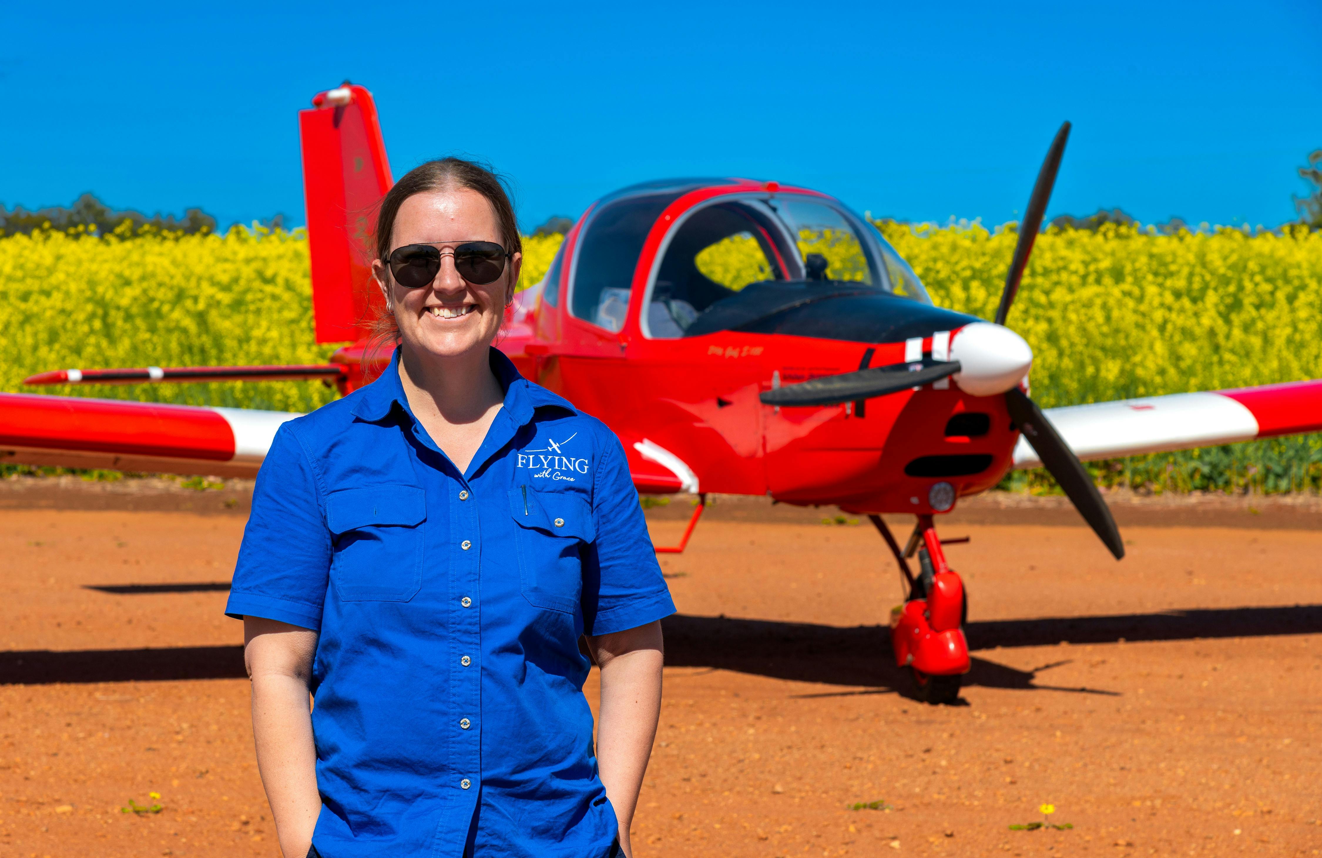 Flying with Grace, Flight School, Instructor, Learn to Fly, Trial Flight, Central West NSW