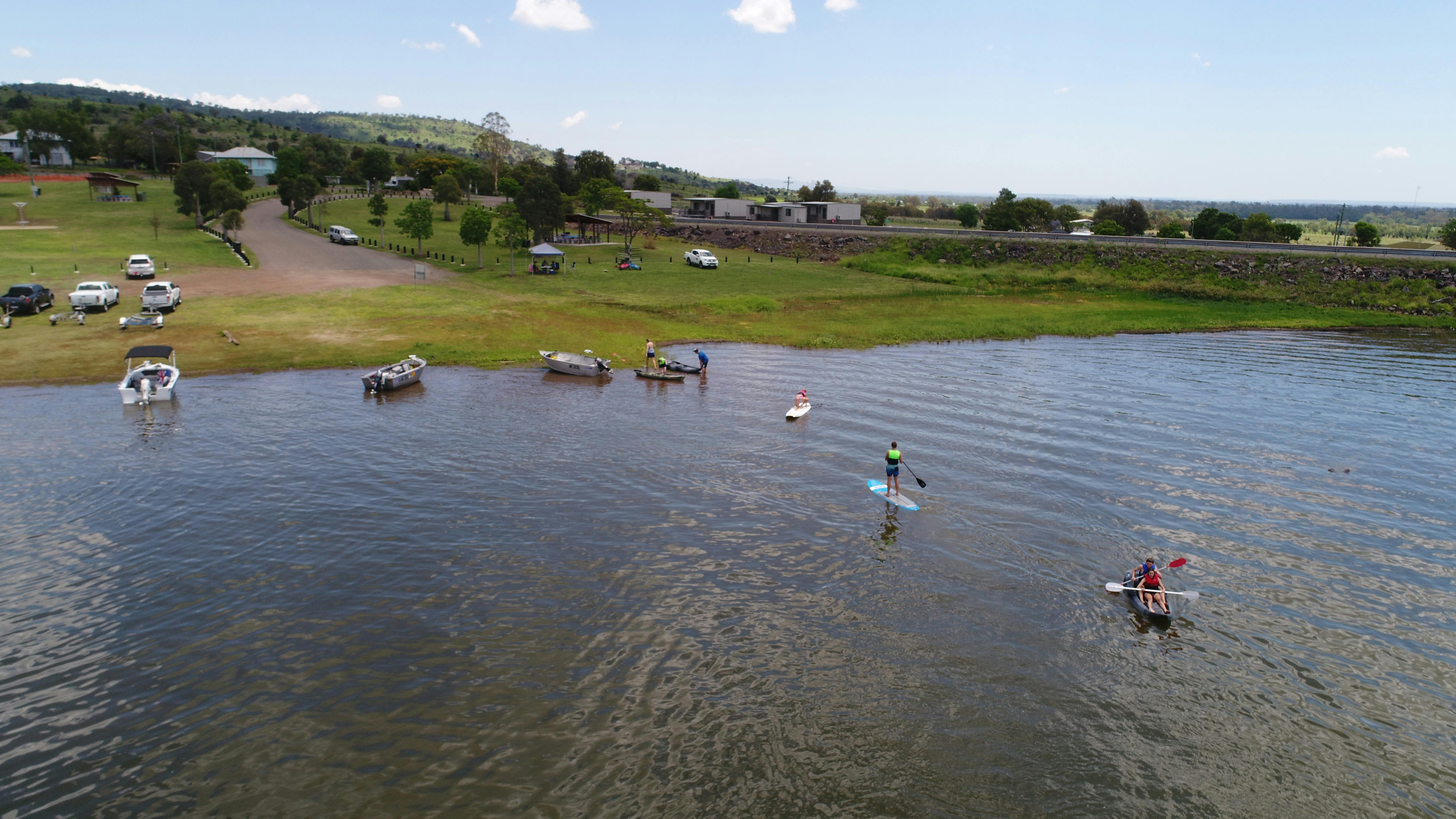Water sports at Lake Callide, Biloela