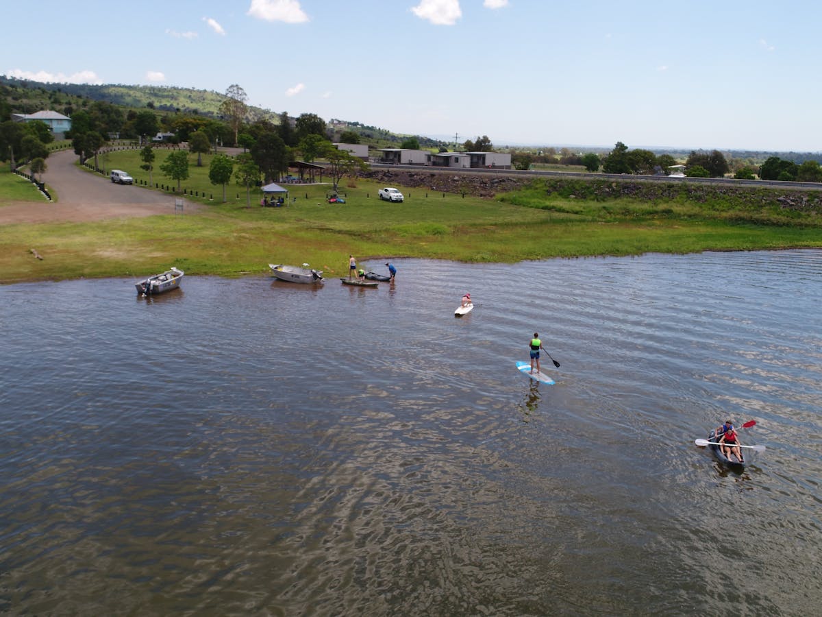 Water sports at Lake Callide, Biloela