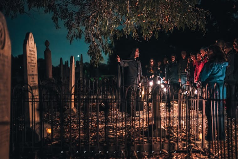 Mavericks Madness and Murder Most Foul West Terrace Cemetery by Night Tour