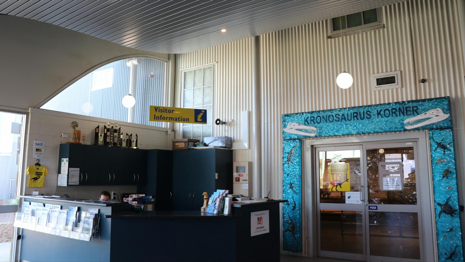 Entrance to Kronosaurus Korner