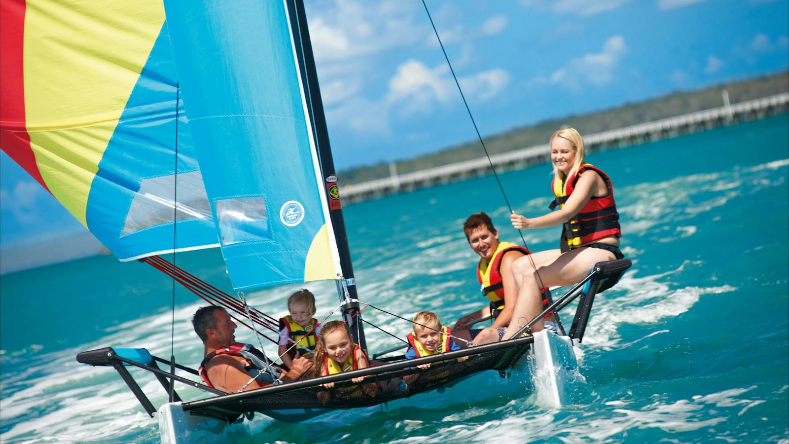 Sailing in Hervey Bay