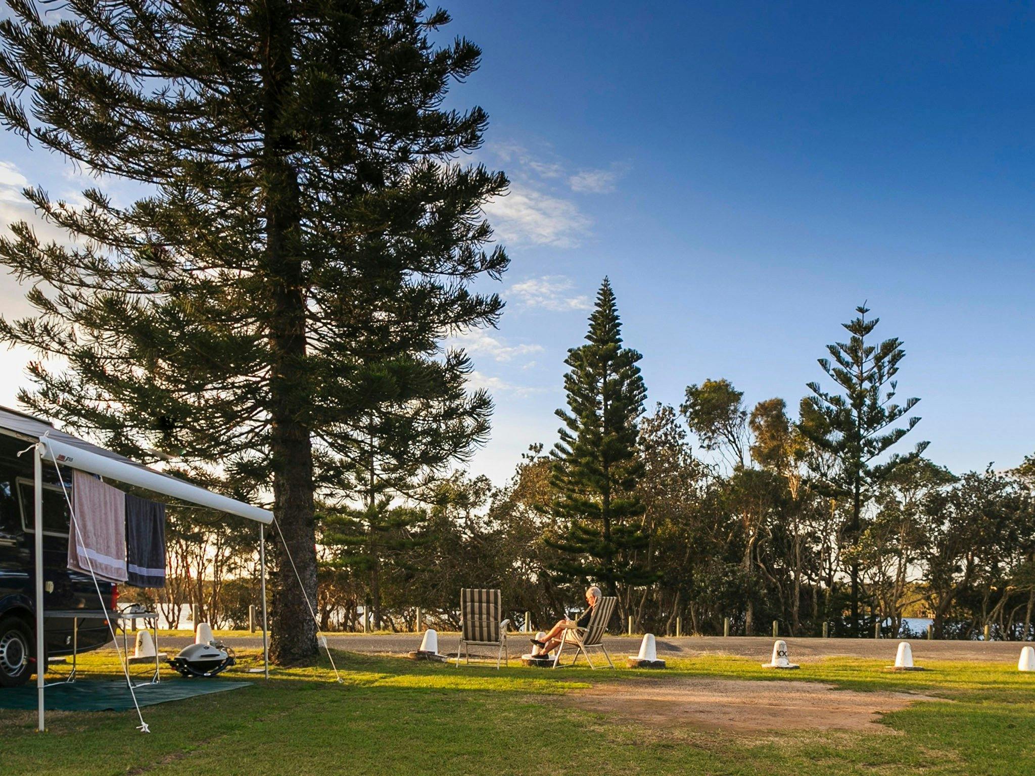 Image of campsites at Reflections Lennox Head