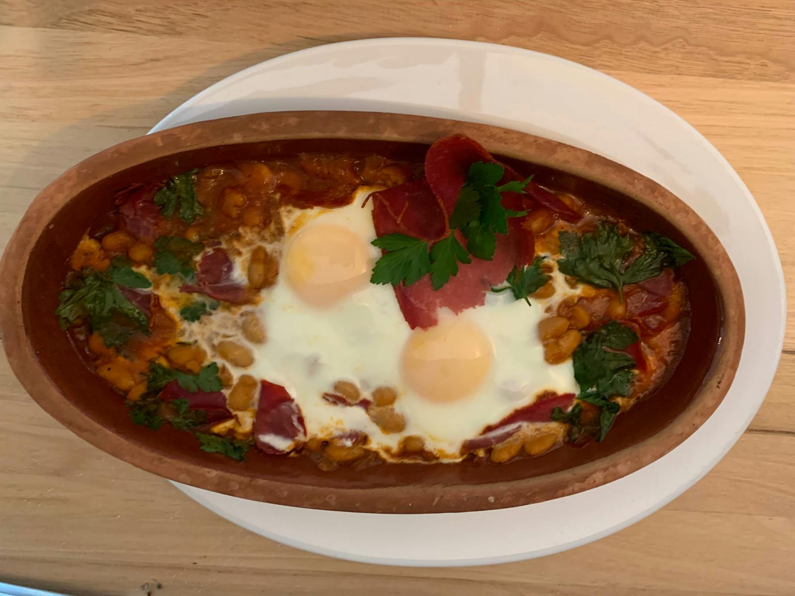 Baked eggs