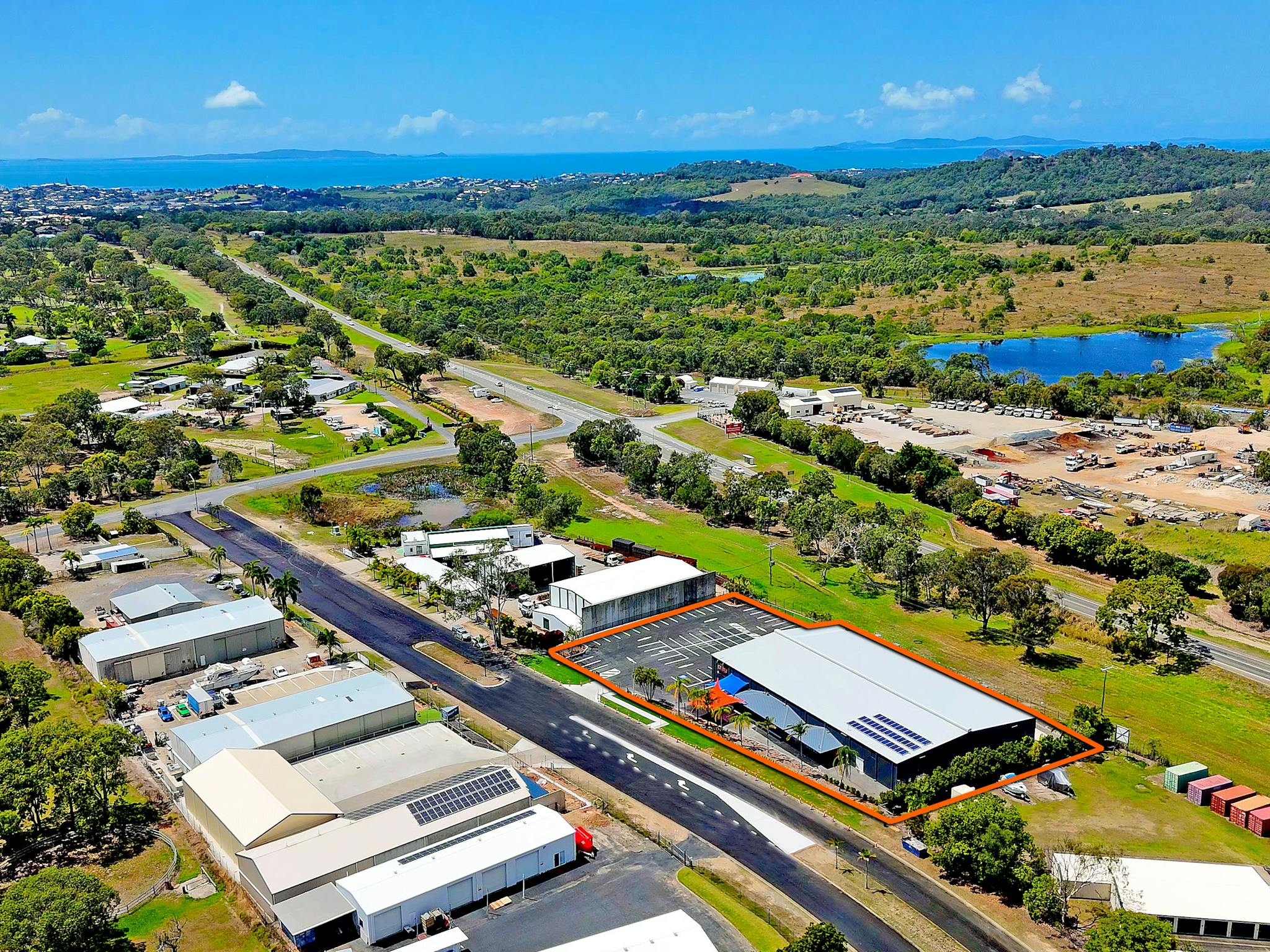 Aerial photo of Jabiru Events Centre with Great Keppel Island in the background. Aerial photo of Jabiru Events Centre with Great Keppel Island in the background.