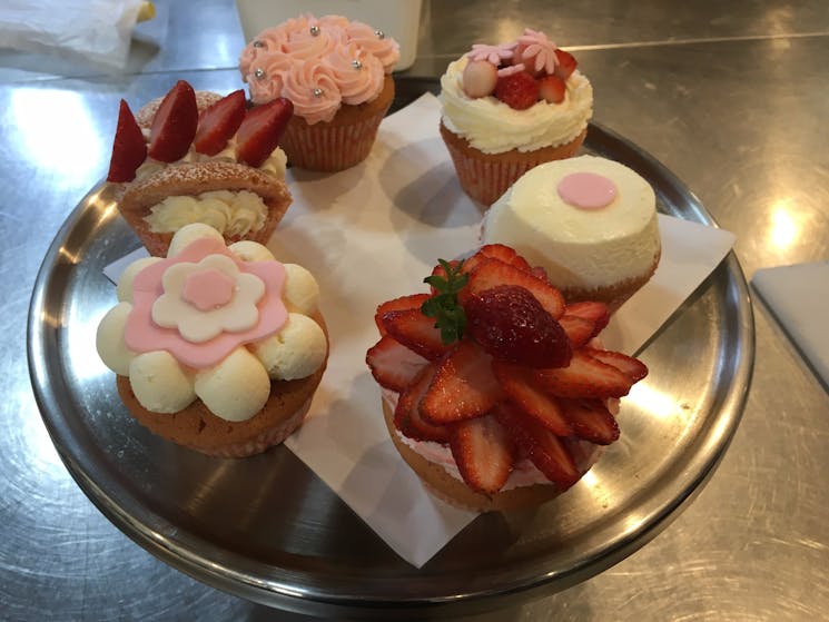 Strawberry cupcakes