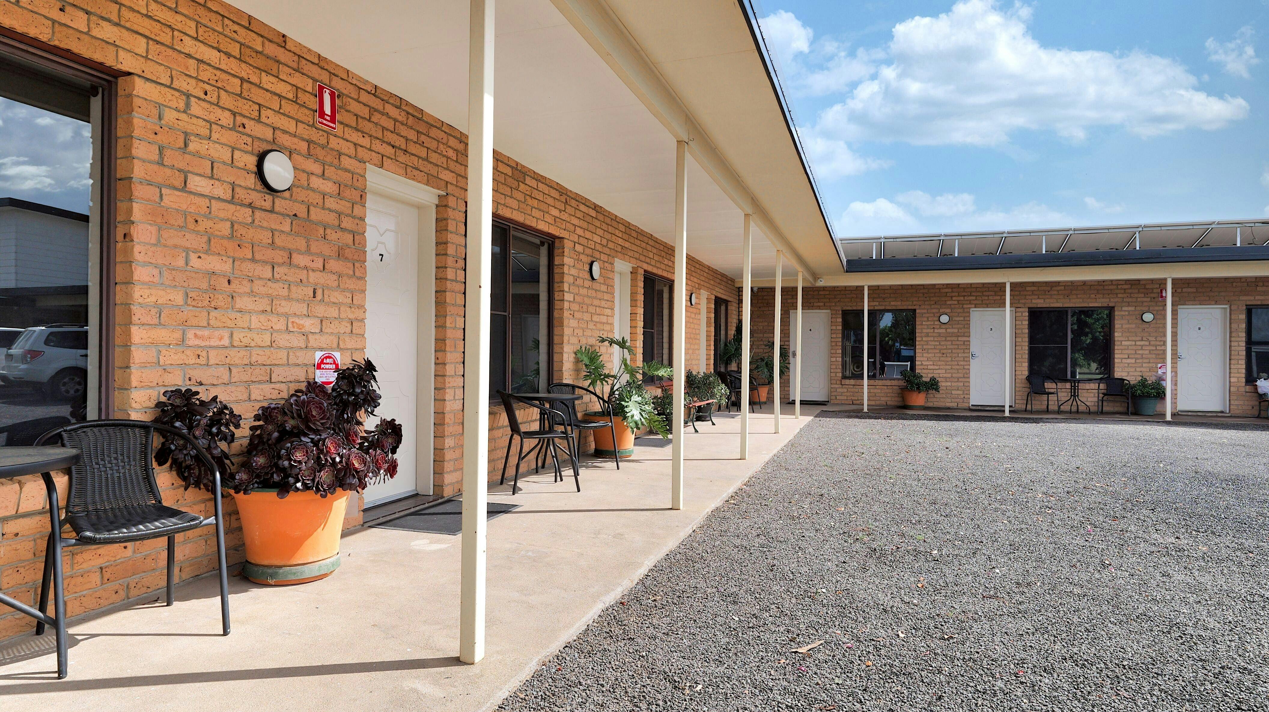 モーテルのファサード