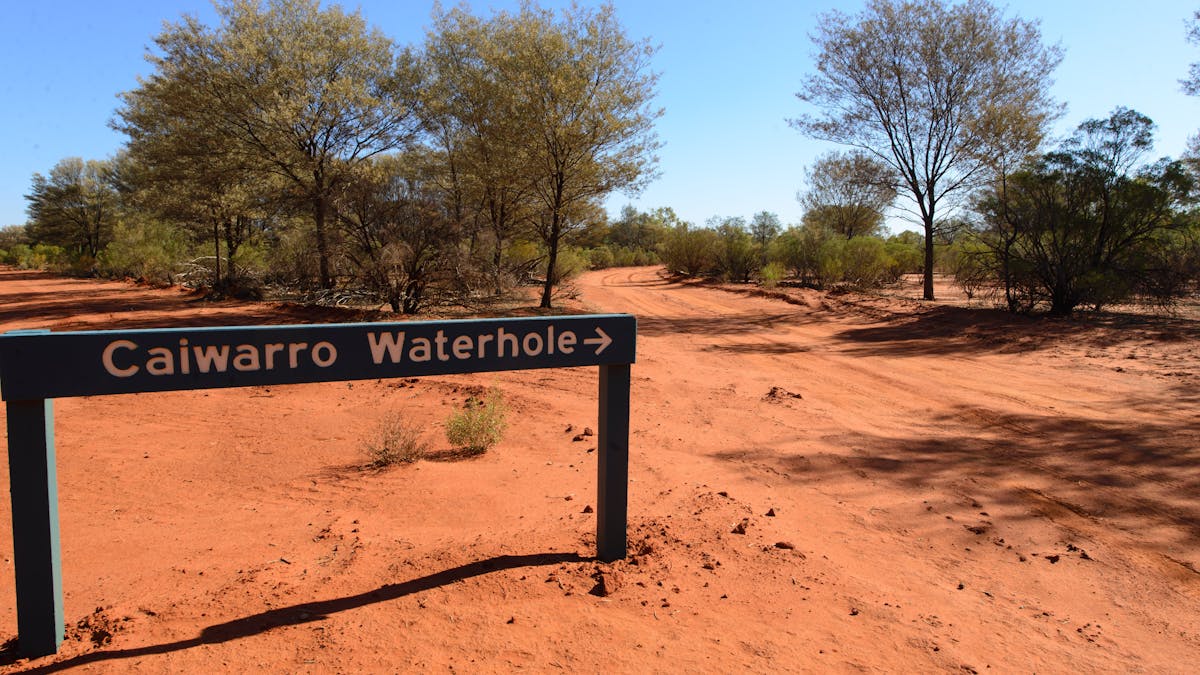 Entry to Caiwarro Waterhole