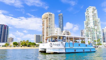 Beat the traffic and explore the Gold Coast via the water with Hopo Ferry.