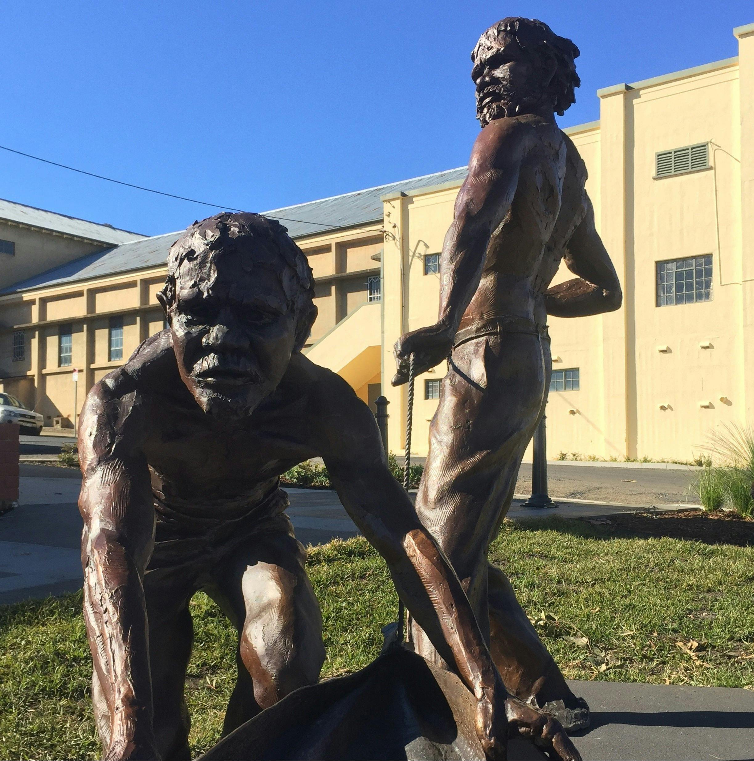 Yarri and Jacky Jacky Sculpture