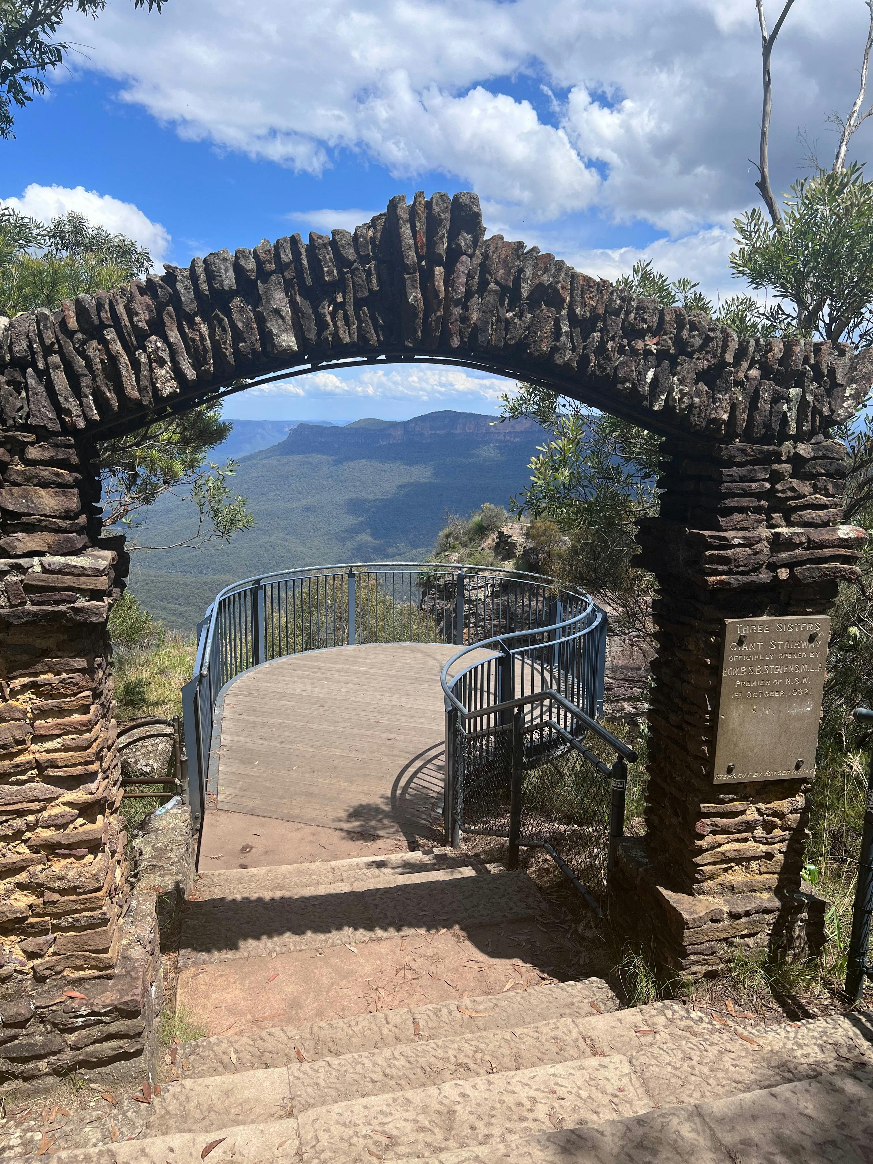 Echo Point lookout Blue Mountains