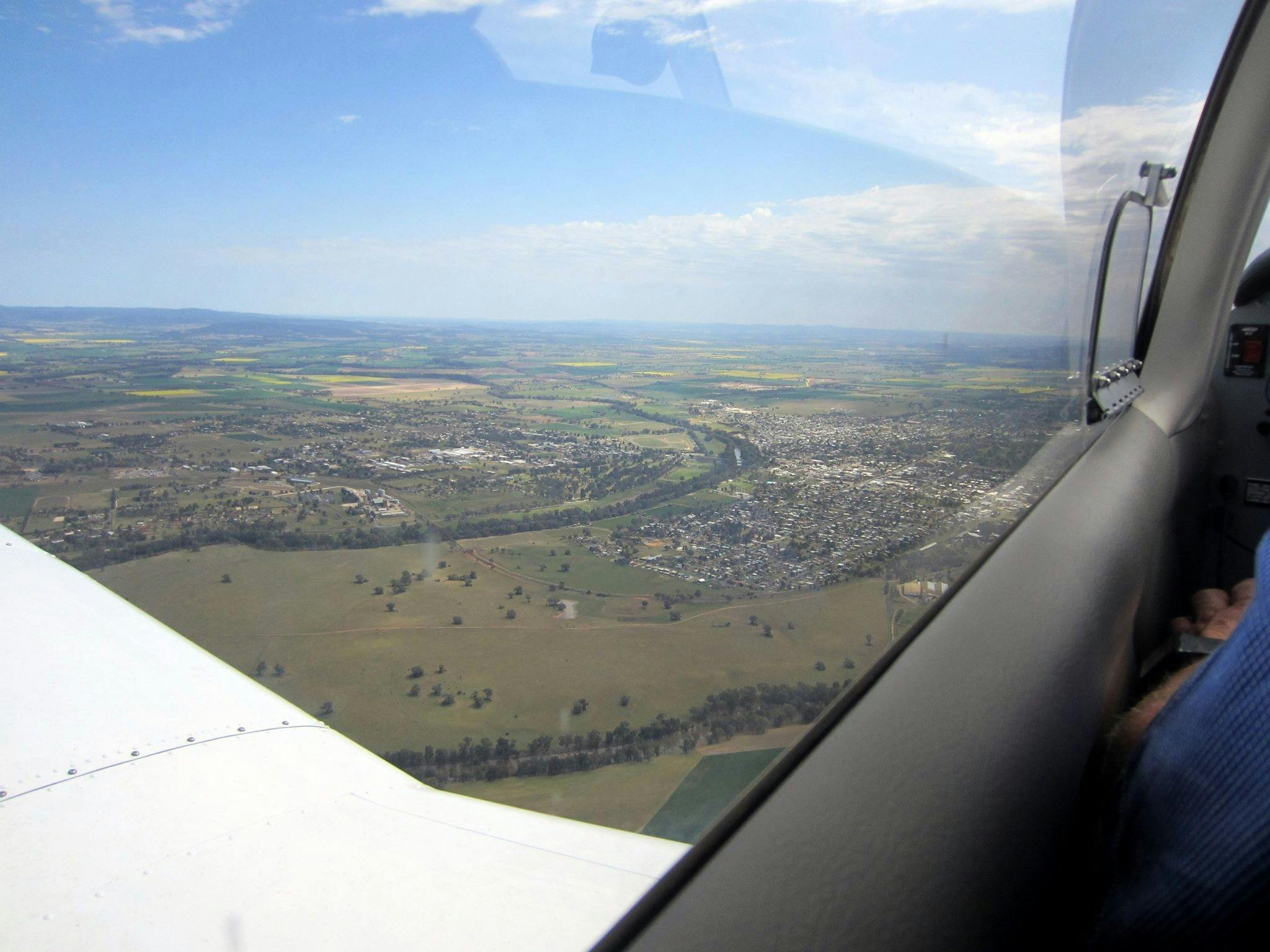 Aerial view of Cowra