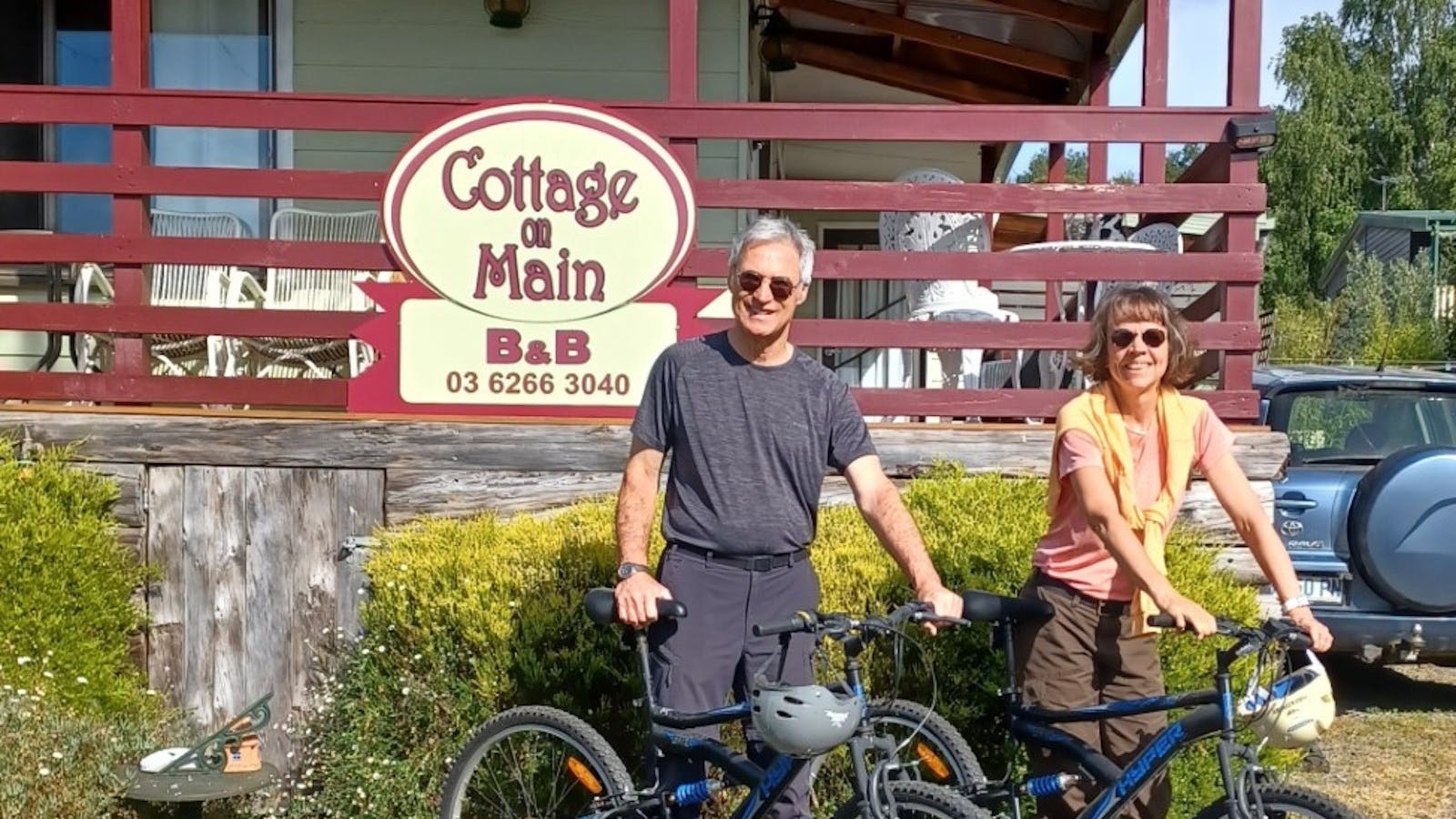 Guest enjoying bike rides