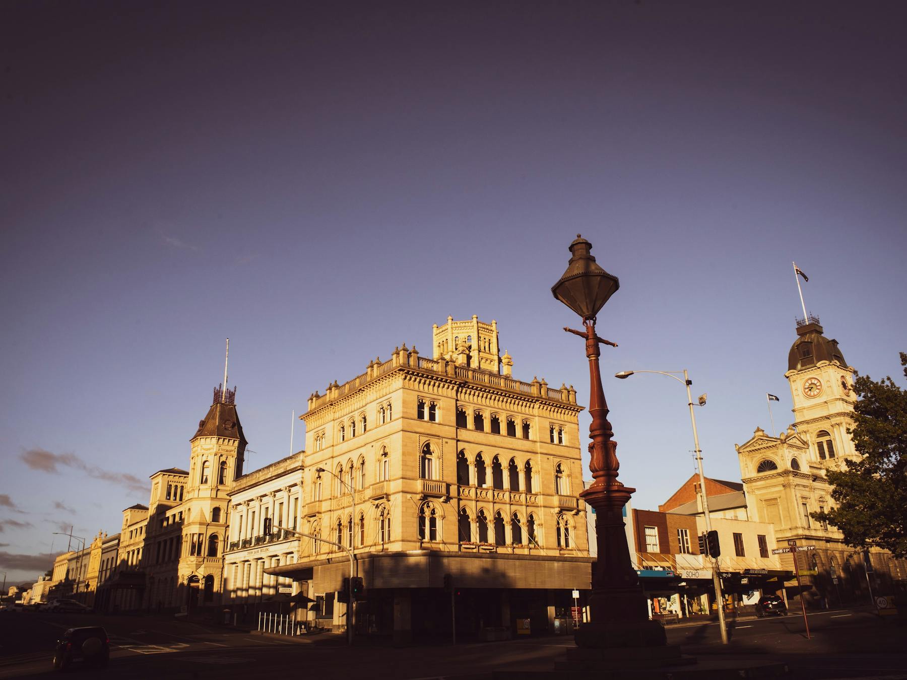 Sturt Street, historic buildings along the self guided tour
