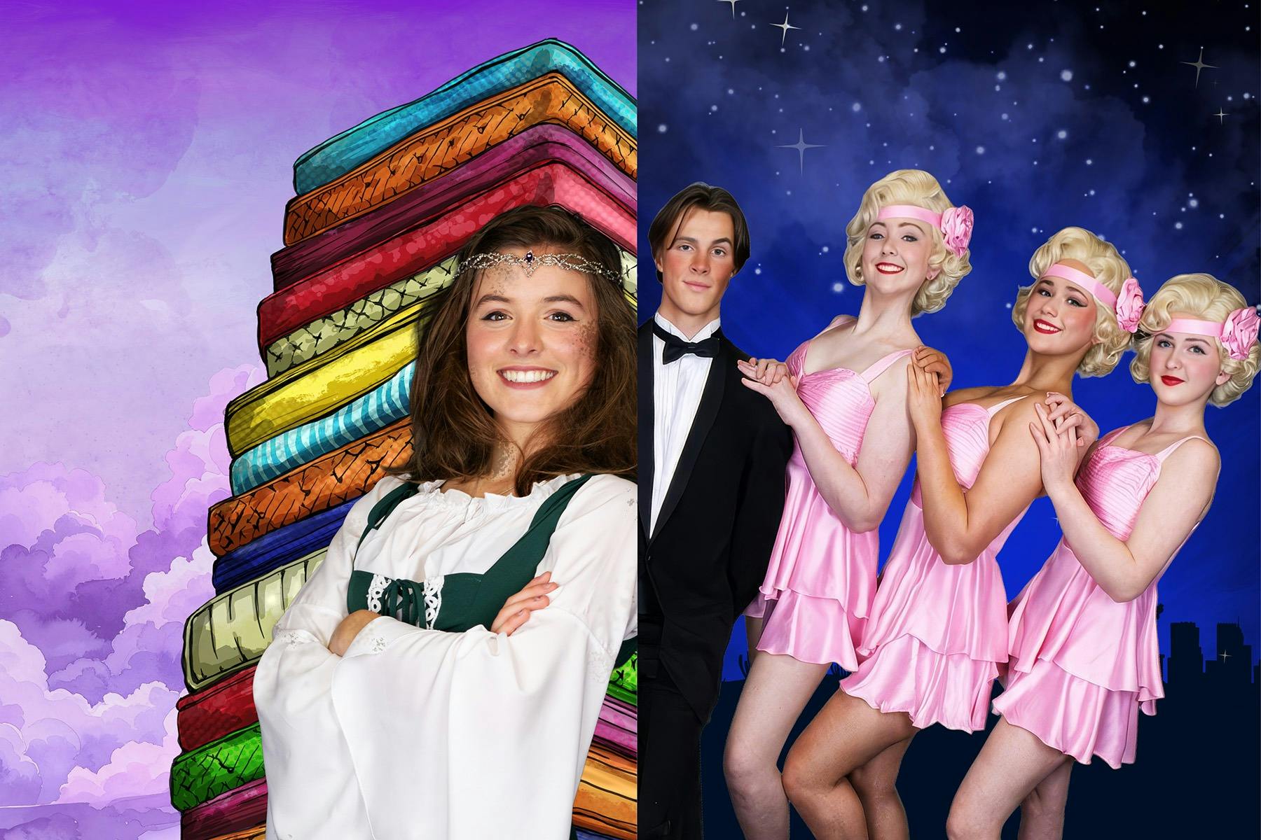 Princess and the Pea Fairytale meets  Gershwin's classic broadway show