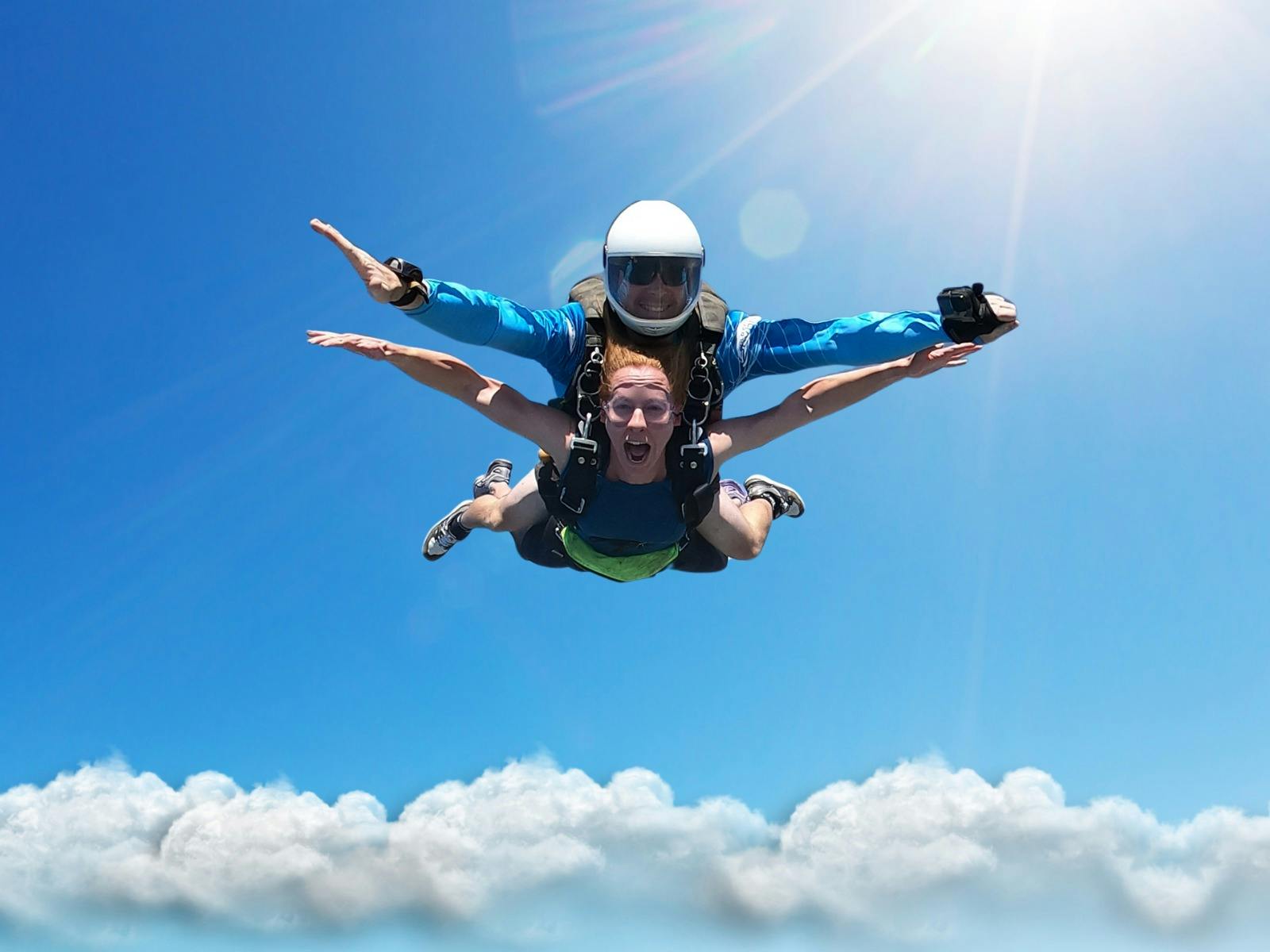 Save more with any Tandem Skydive booked midweek!
