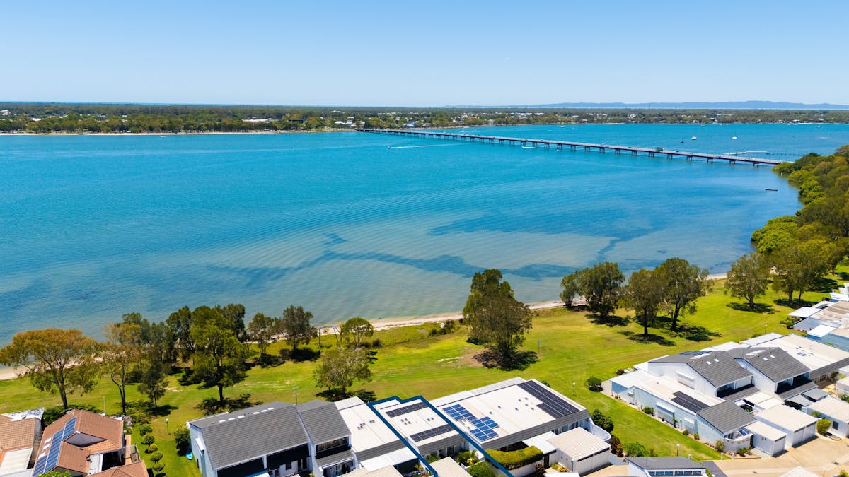 Aerial view - waterfront Aerial view - waterfront