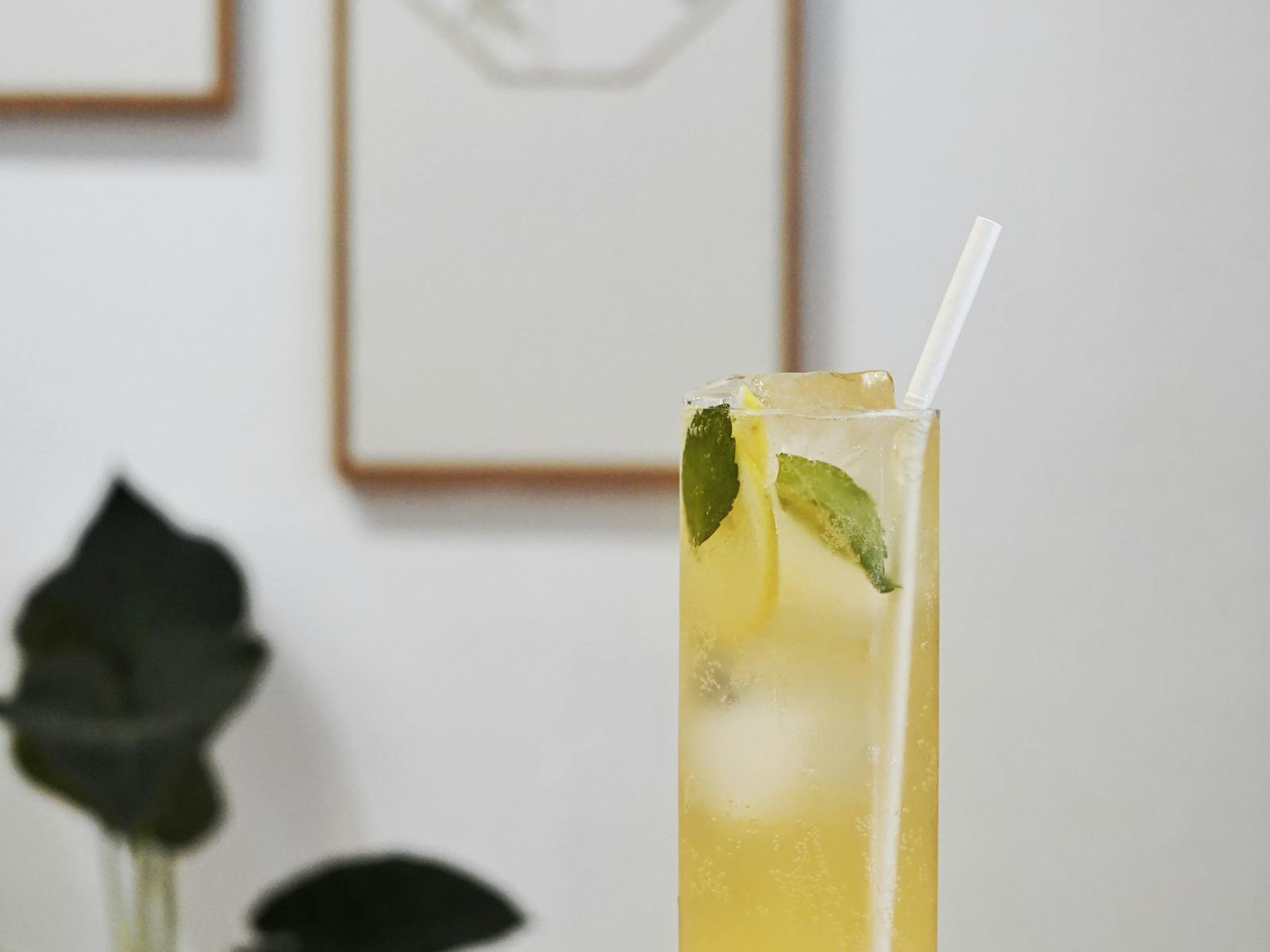 Tea mocktails in Tea bar