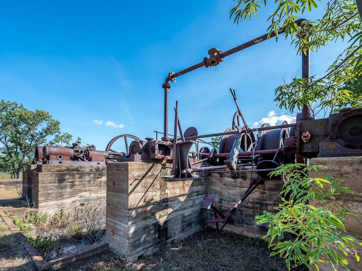 Iguana Mining Consols Museum, outdoor museum, artefacts, mining history, visit croydon qld