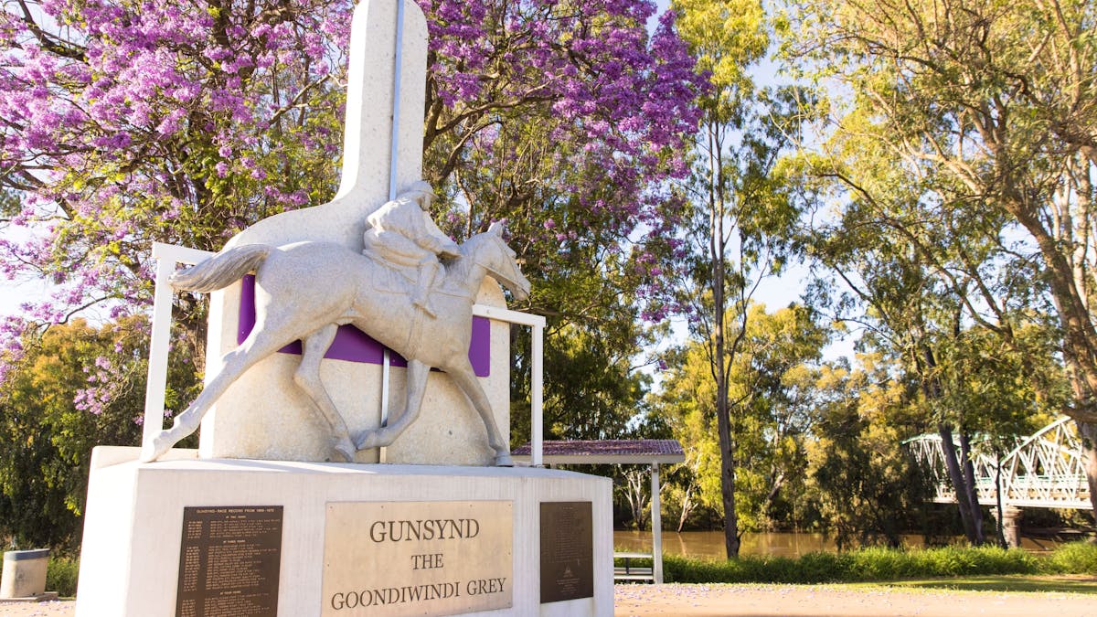 Gunsynd Statue at Goondiwindi