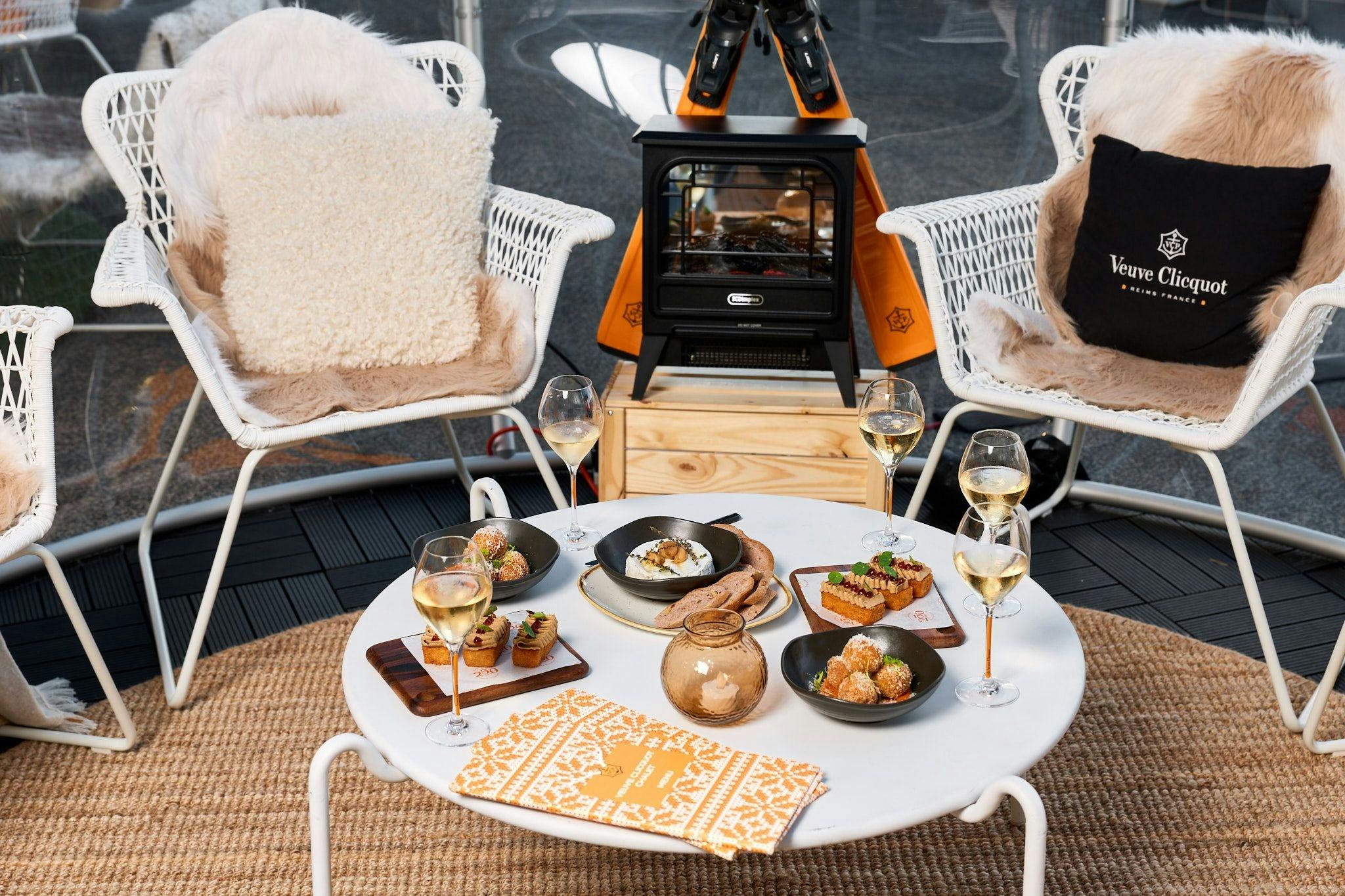 Customs House Veuve Clicquot Winter Chalet