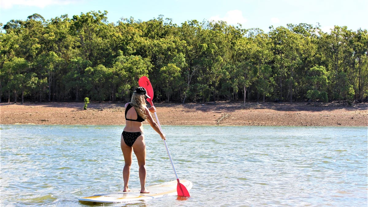 Paddle Boarding, Kayaking and Canoeing are favourite passtimes at Lake Tinaroo.