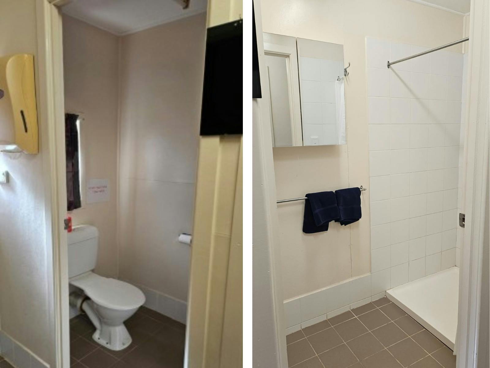 bathroom facilities in karumba holiday house