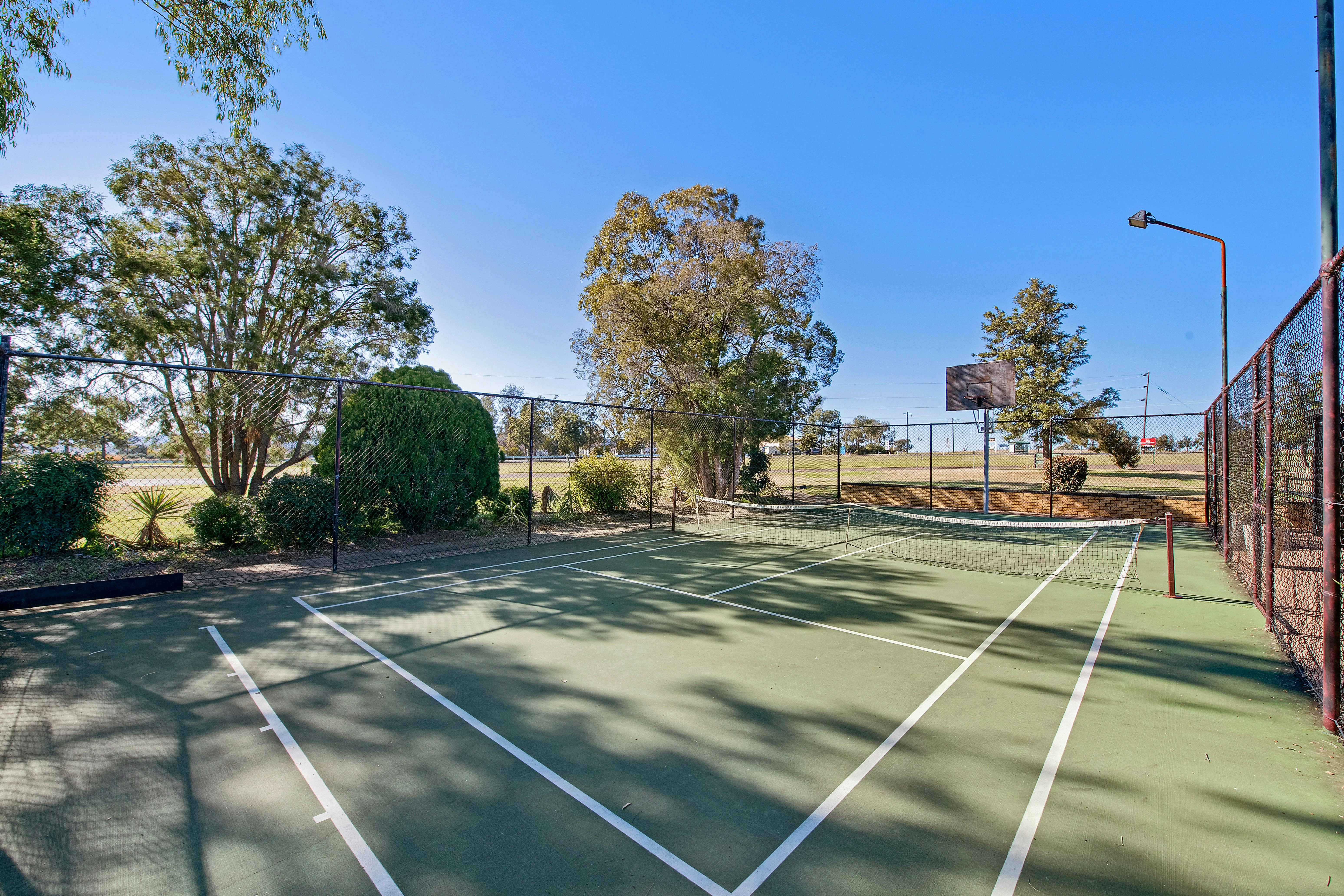 Half size Tennis Court
