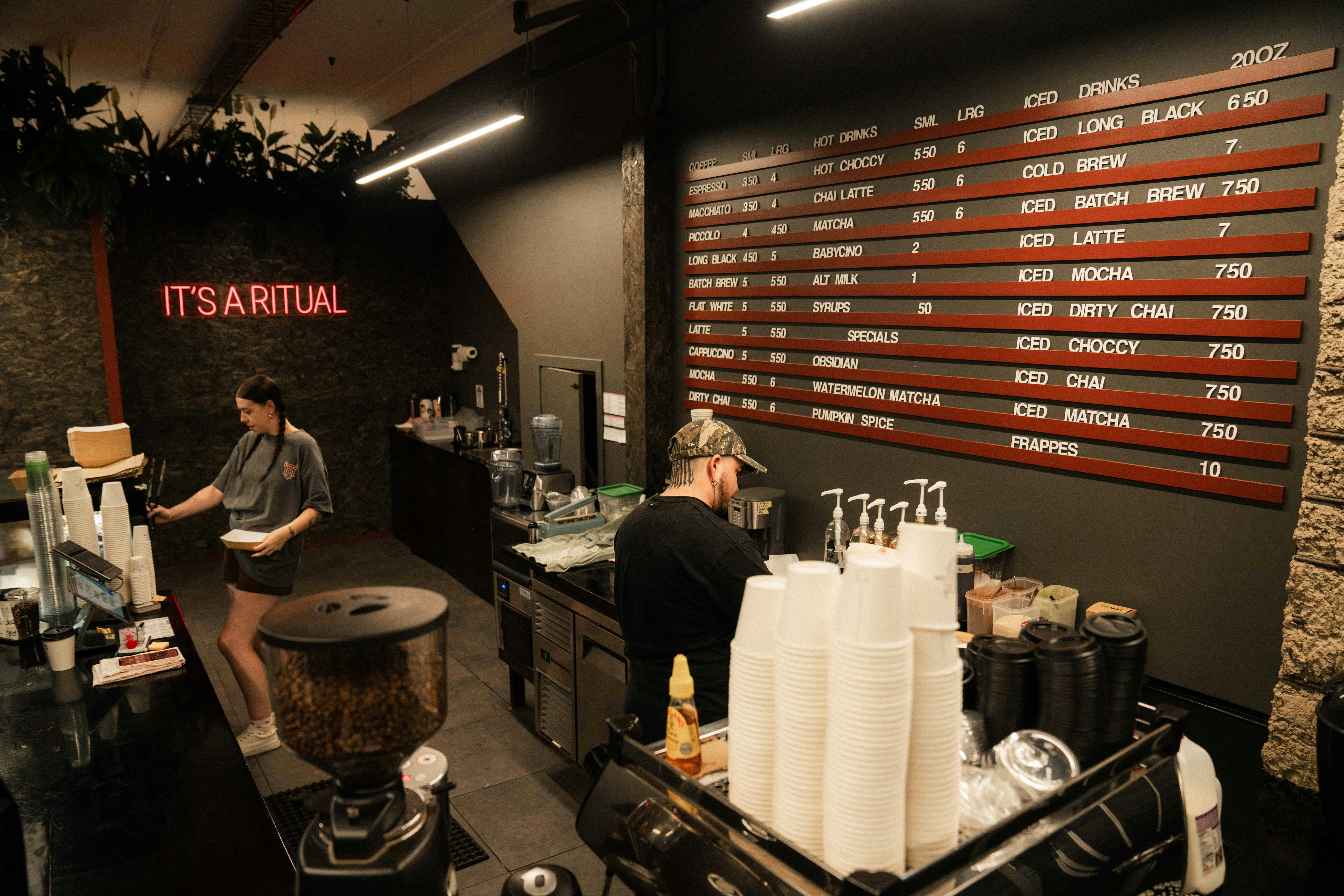 Photo of the service area so you can see the inside of the store