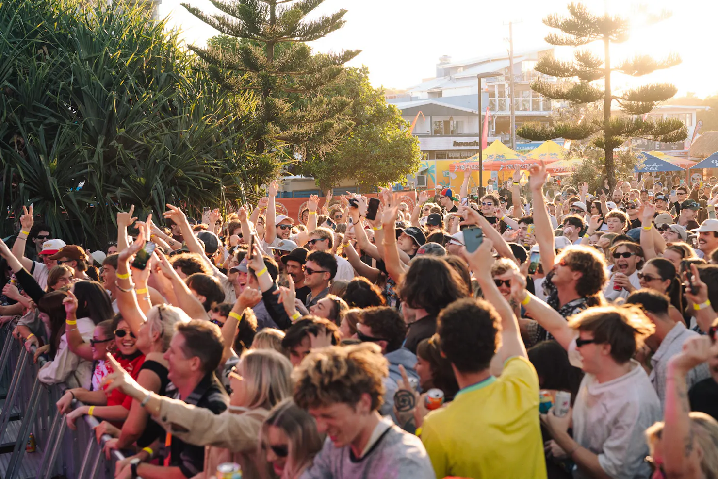 Festival Crowd at Alex By The Sea