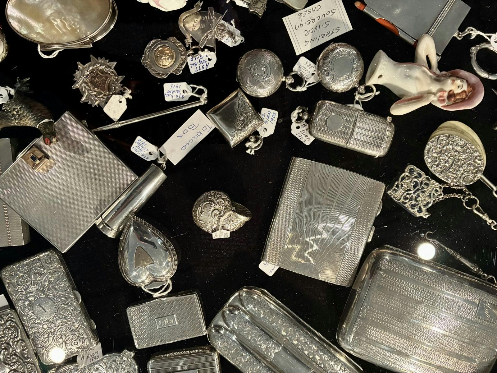 Strathalbyn Antique Fair a popular display of antique silver pieces